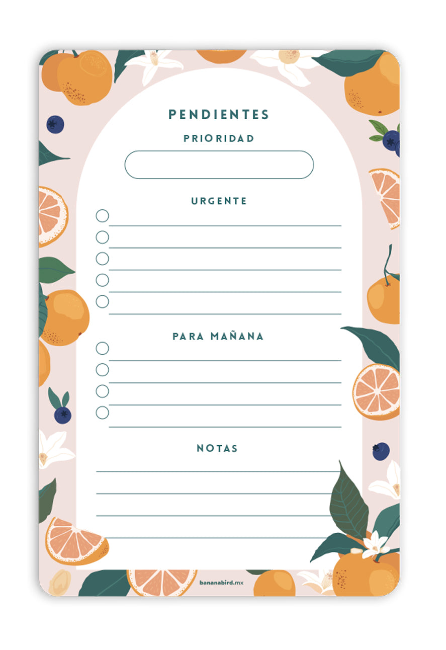 Planner magnético "Pendientes"