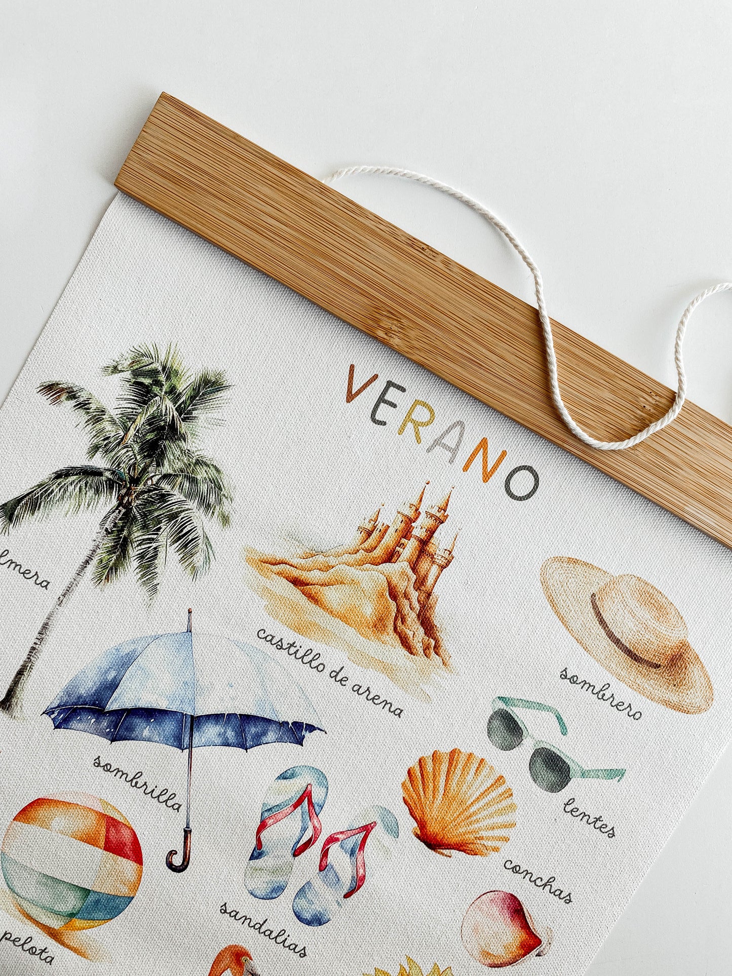 Pergamino en Canvas - Verano