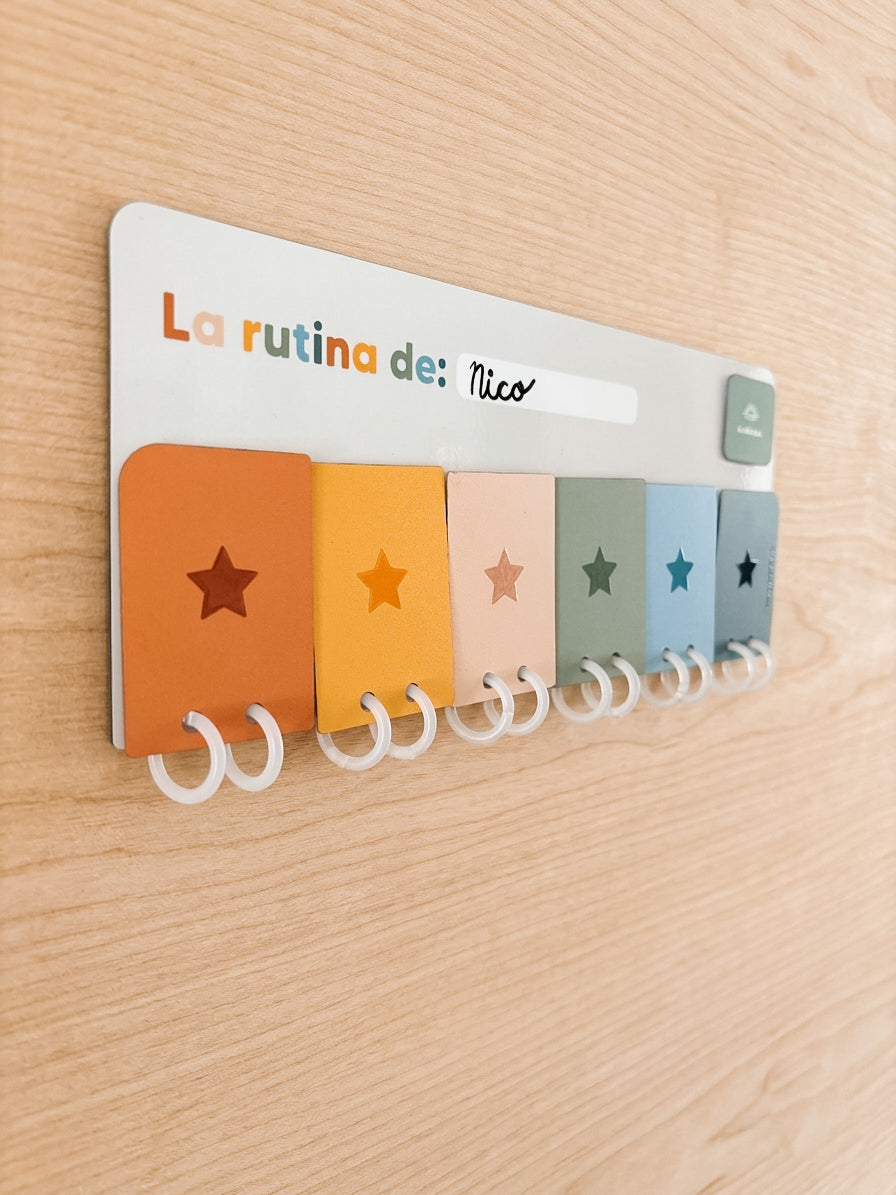 Tablero de Rutinas con velcros