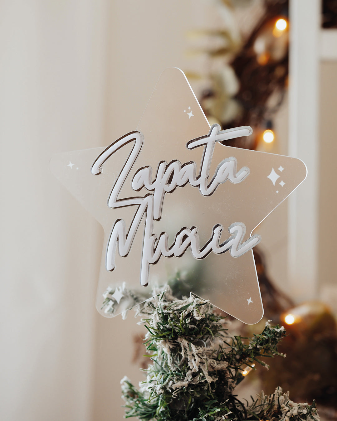 Estrella en acrílico (topper para pino)