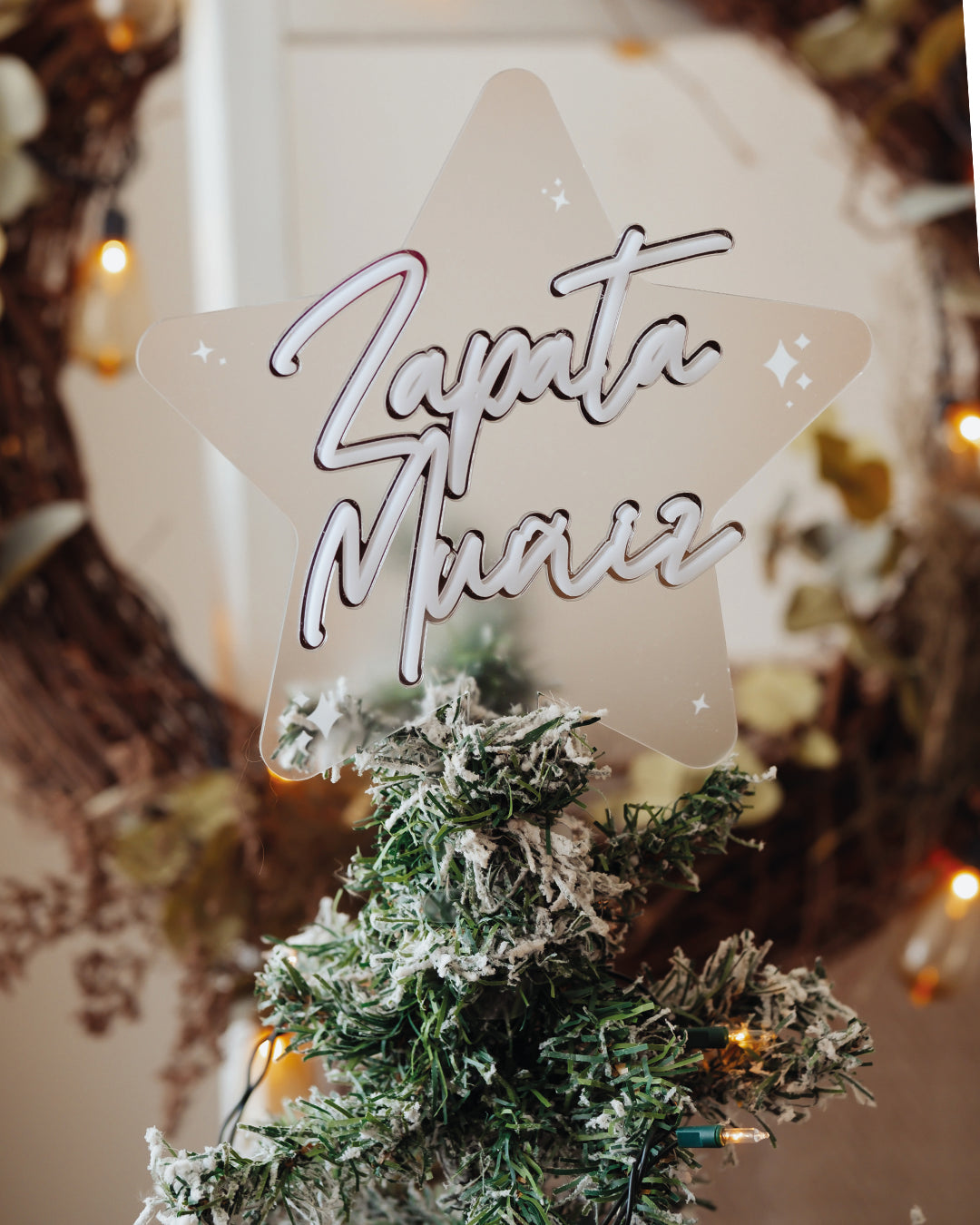 Estrella en acrílico (topper para pino)