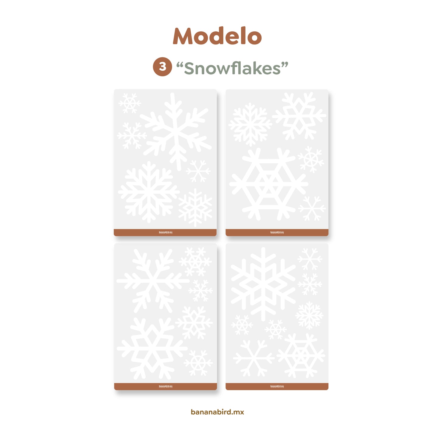 Stickers decorativos para ventana (LIQUIDACIÓN COLECCIÓN 2024)