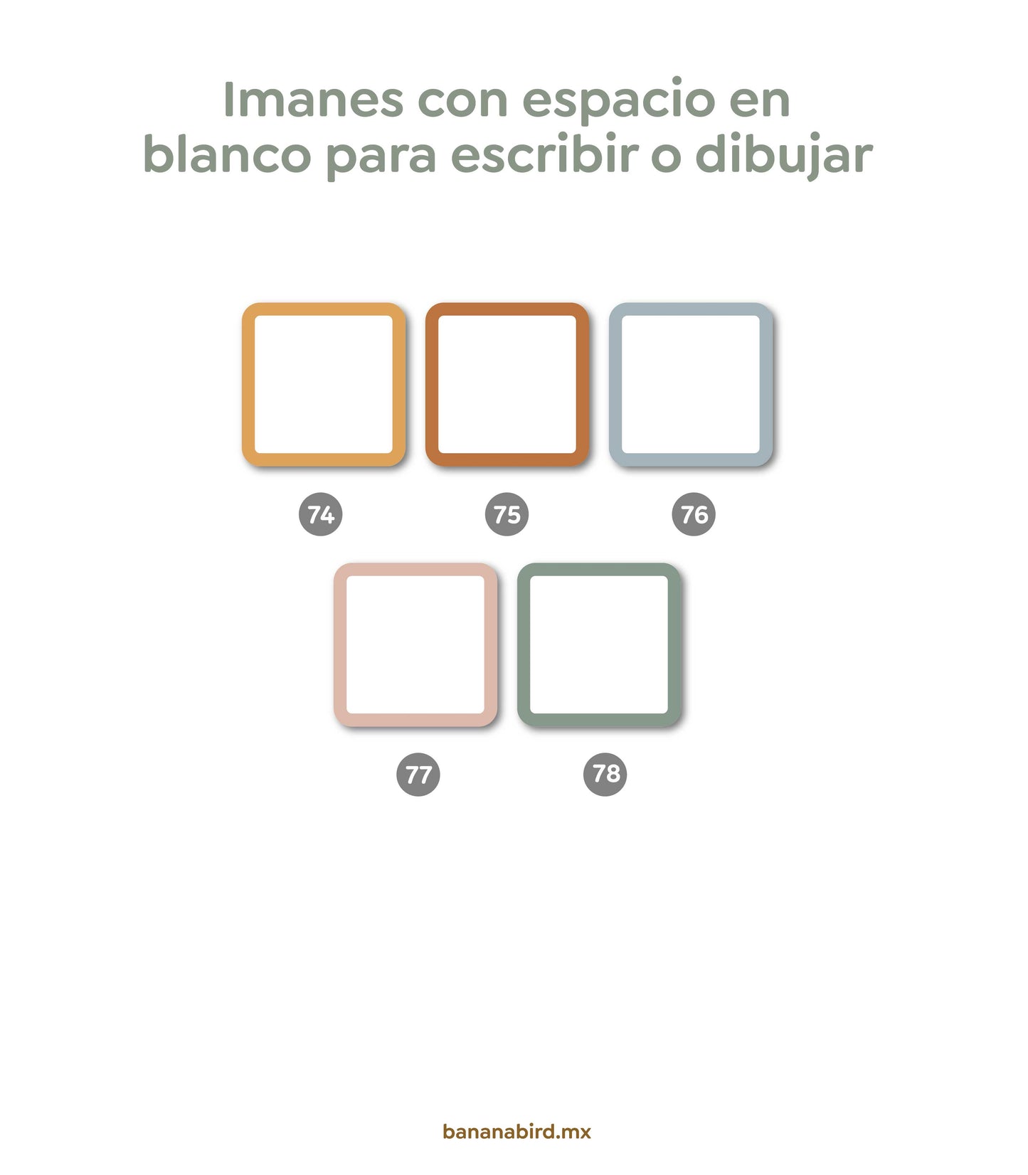 Tablero de responsabilidades magnético con 25 imanes