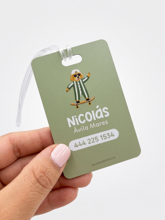 Flexi-Tag para mochila (Temáticas Clásicas)