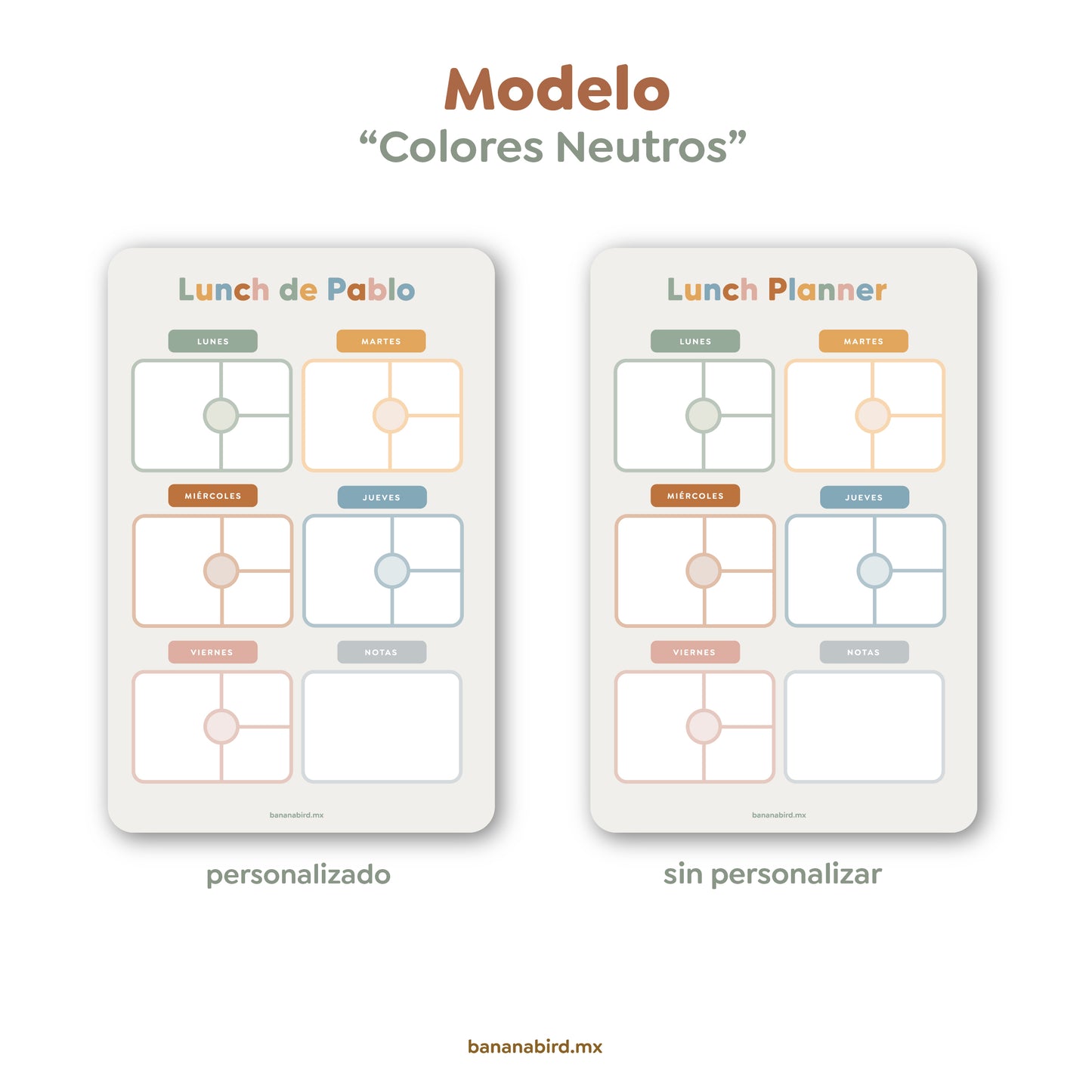 Planner magnético "Lunch Planner"