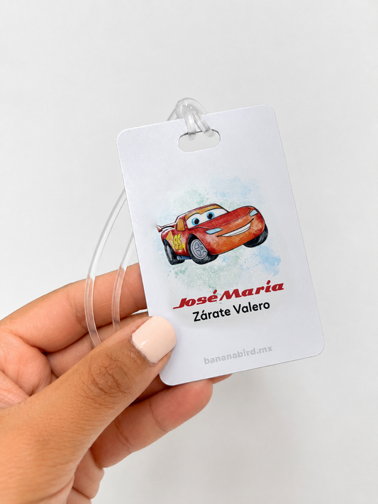 Flexi-Tag para mochila (Personajes Famosos)