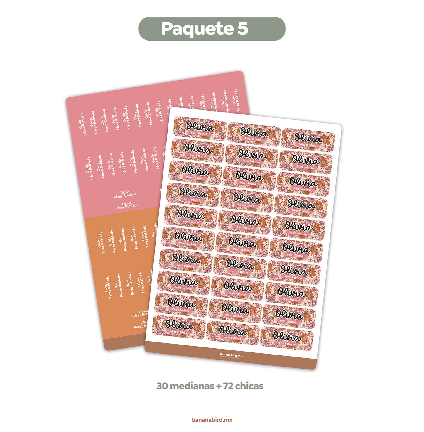 Paquetes de Etiquetas Escolares (Colección Teens)