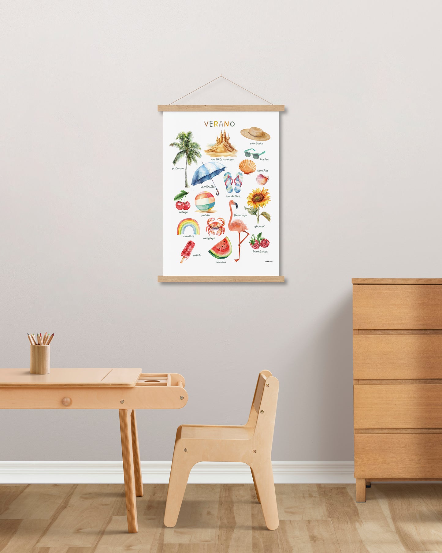 Pergamino en Canvas - Verano