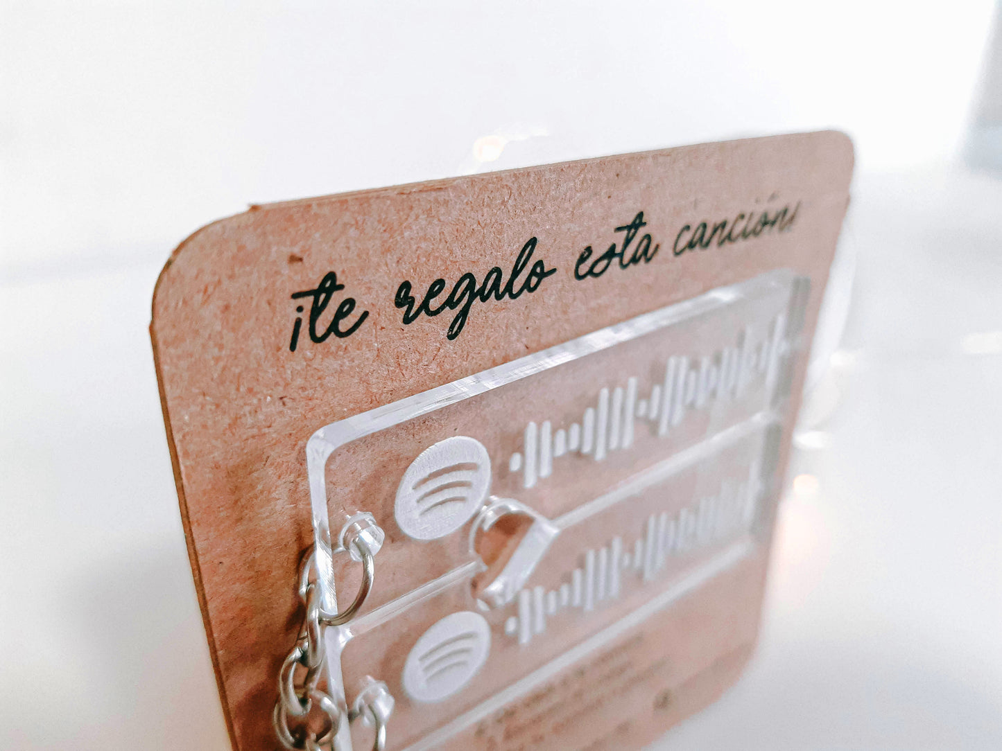 Llavero Spotify en Pareja