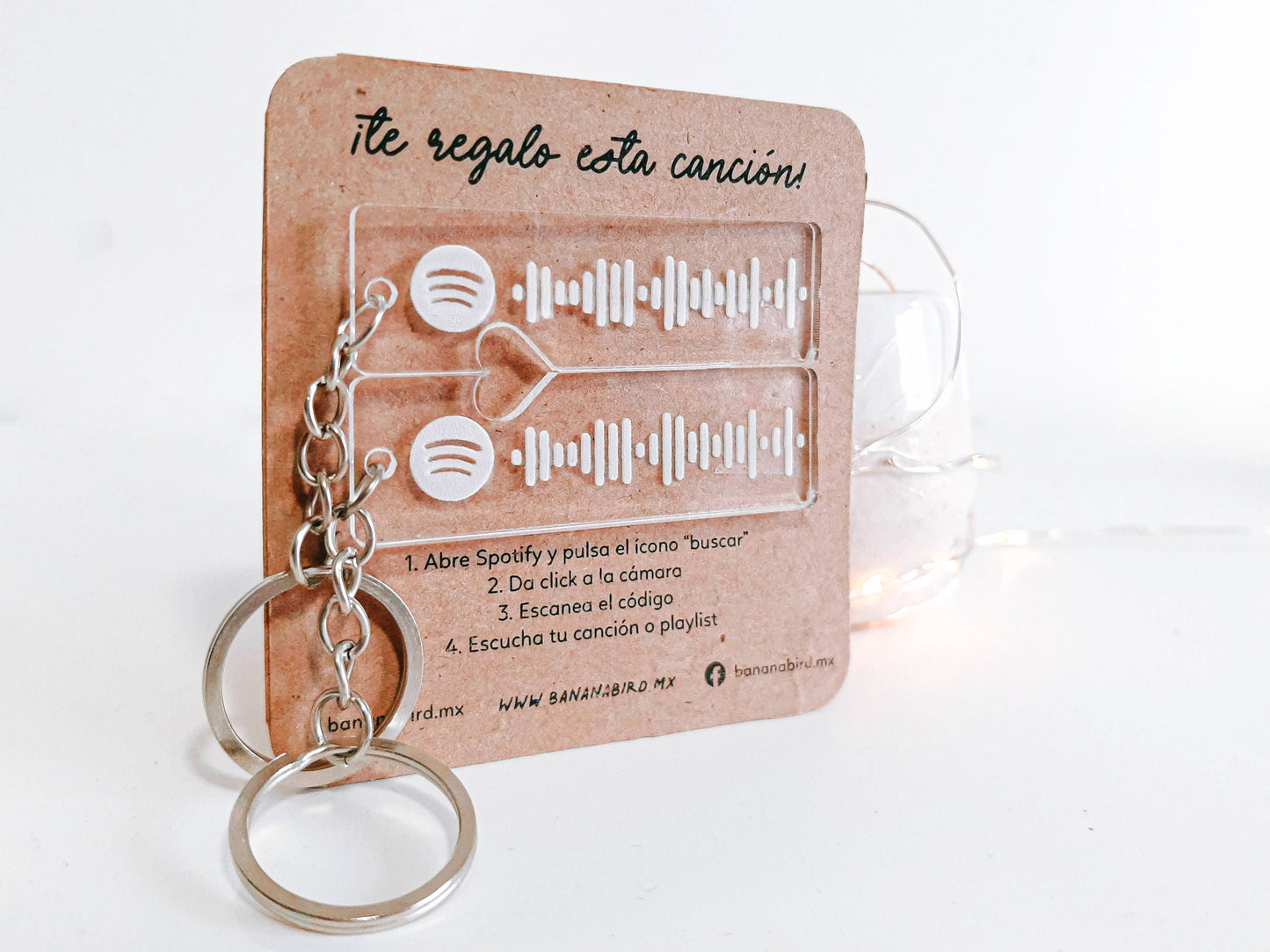Llavero Spotify en Pareja