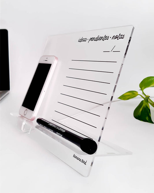 PHONE HOLDER en acrílico transparente (LIQUIDACIÓN)