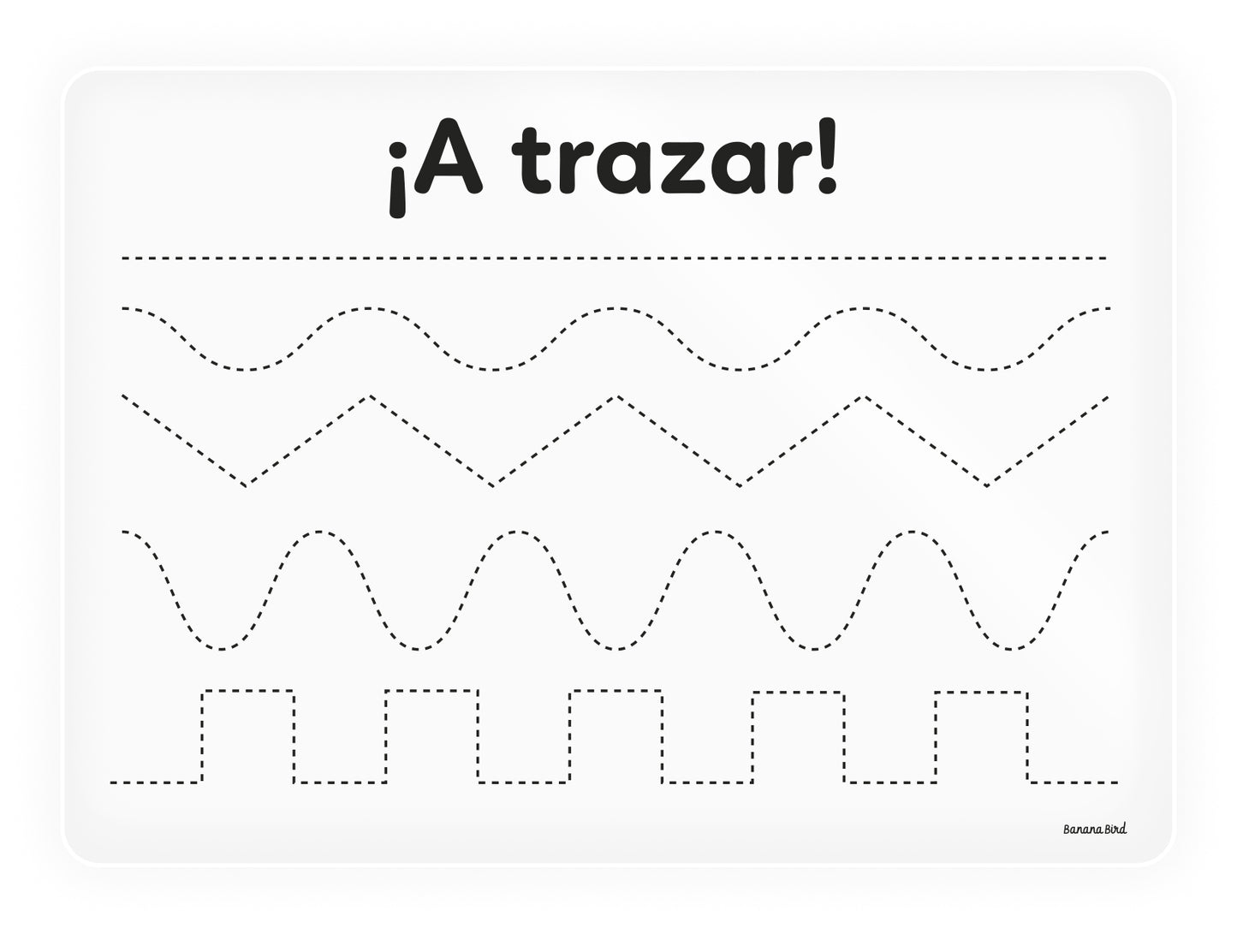 Tablero de acrílico para trazo - "A trazar" (LIQUIDACIÓN)