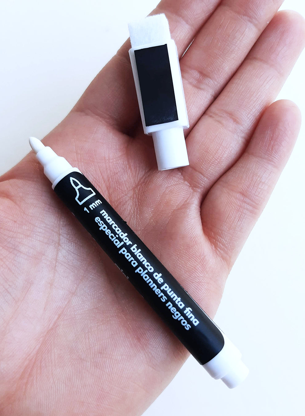 Marcador blanco magnético para planners negros (chalk Marker)