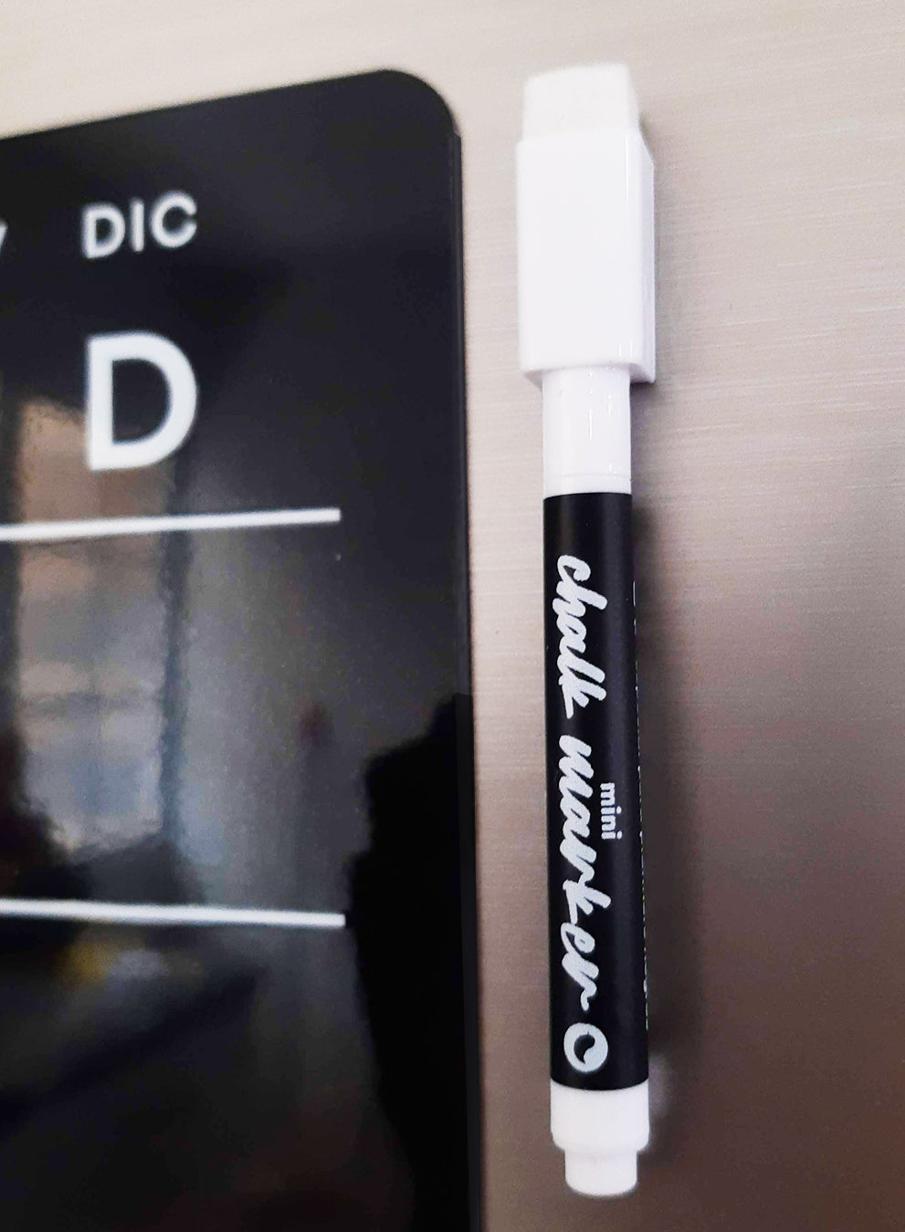 Marcador blanco magnético para planners negros (chalk Marker)